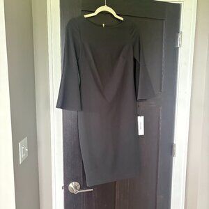**NWT** calvin klein bell sleeve black dress